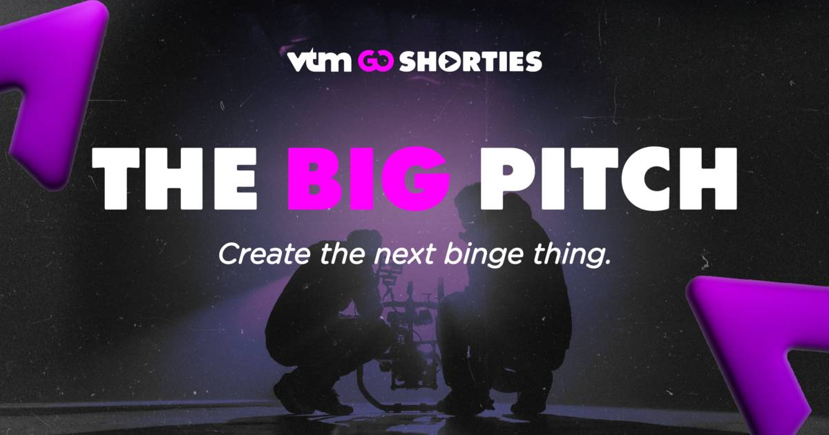 VTM GO lancia “The Big Pitch”: i giovani videomaker hanno la possibilità di produrre i propri cortometraggi |  televisione