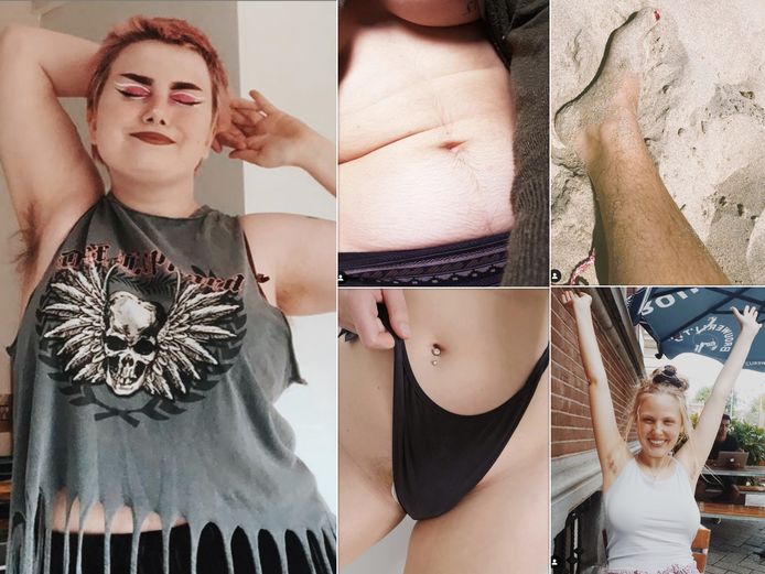 De Instagramaccount @CuteHairyBitches viert behaarde vrouwen in alle verschijningen.