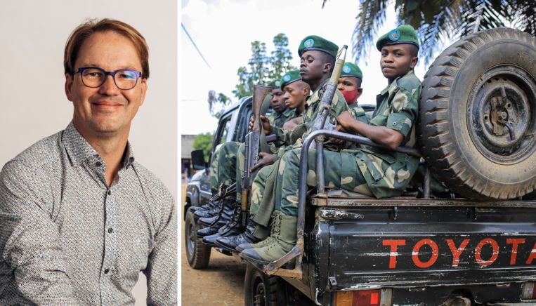Maarten Rabaey: ‘De landen van de Grote Meren zouden op termijn een Afrikaanse Gemeenschap voor Natuurlijke Rijkdommen kunnen stichten’. Beeld Eva Beeusaert, AFP