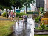 Zwemmen op straat: flinke wateroverlast door regenval