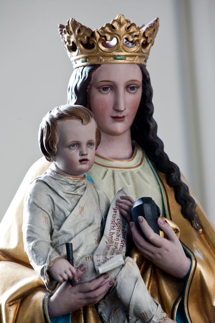 Maria met de inktpot in Aardenburg.