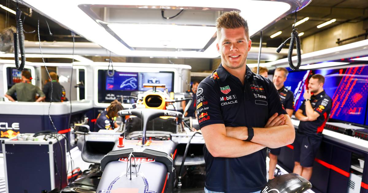 Rudy van Buren (30) zorgt ervoor dat Max Verstappen optimaal kan ...