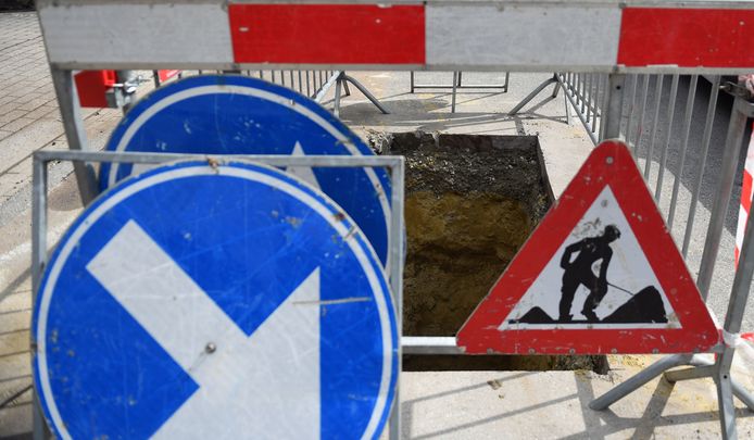 x werken verkeersborden