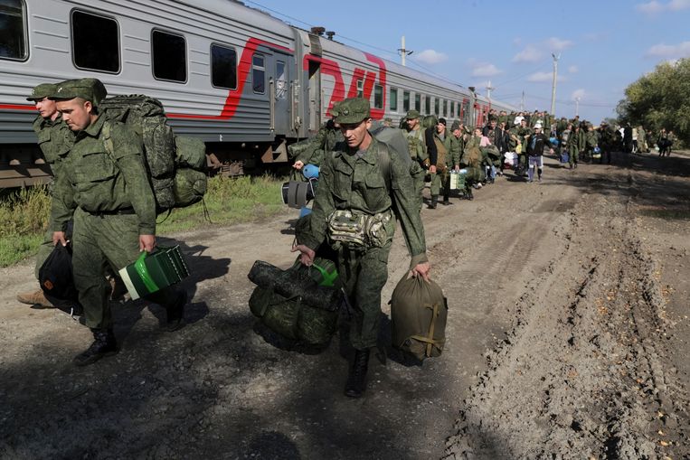 Gerekruteerde Russische soldaten (beeld ter illustratie). Beeld AP