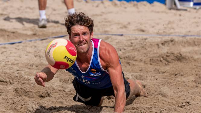 Dirk Boehlé grijpt net naast tweede Nederlandse titel beachvolleybal