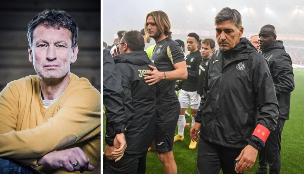 Hans Vandeweghe: ‘Club Brugge kan inmiddels winkelen in de Delhaize, terwijl Anderlecht in de Wibra winkelt.’ Beeld Karel Duerinckx - Photo News