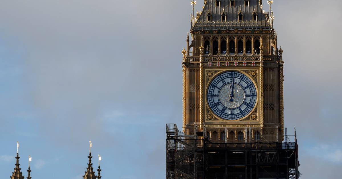 Big Ben na vijf jaar uit de steigers kosten zo'n 92 miljoen euro