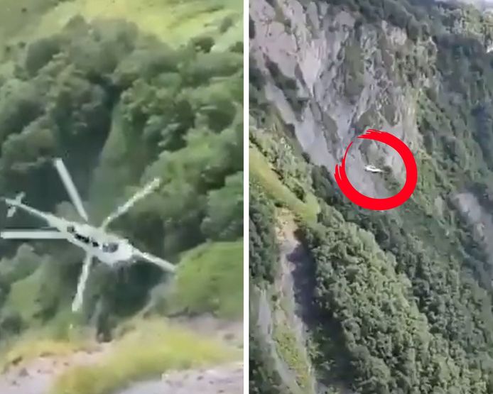 Dramatique accident d'hélicoptère en Géorgie.