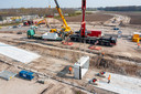Plaatsing fietstunnel aan de Stokkelen tussen Eersel en Bergeijk.