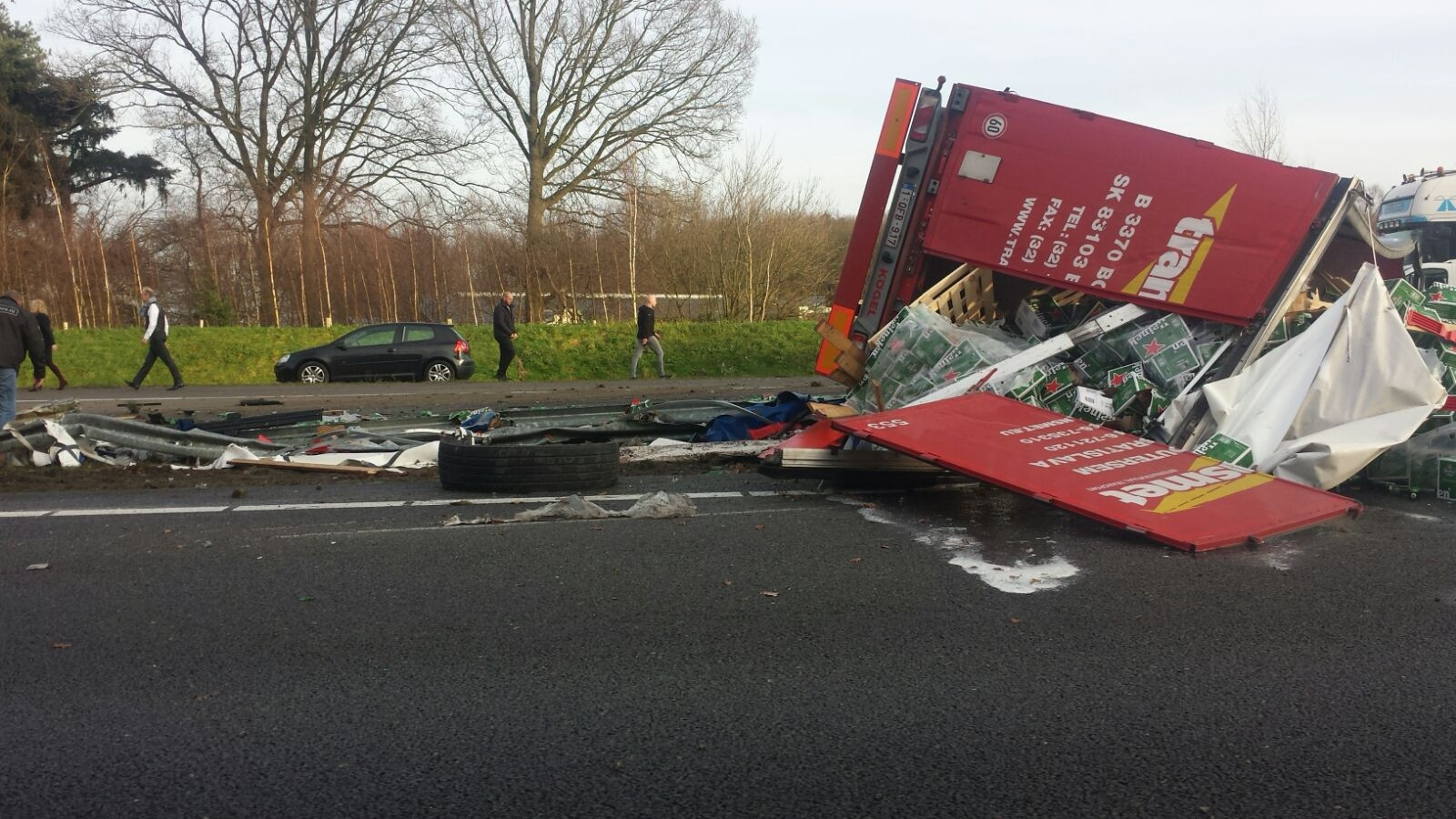 Overleden Vrachtwagenchauffeur Bij Ongeluk Halsteren Kwam Uit Duitsland Foto Bndestem Nl
