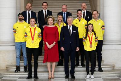 Olympische winterhelden vorstelijk ontvangen op Koninklijk Paleis in Laken, Hendrickx: “Ik geloof in mijn kansen op het WK”