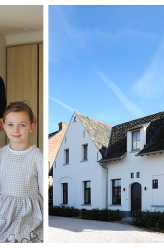 De nieuwbouw van Sofie (34) en Linus (35) is van 2019, maar lijkt er al veel langer te staan. “We lieten ons inspireren door Brugse begijnhofhuisjes”