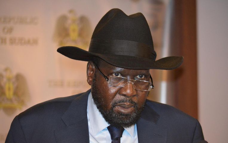 President Salva Kiir, oud-strijder en de leider van het Dinka-volk. Beeld Reuters
