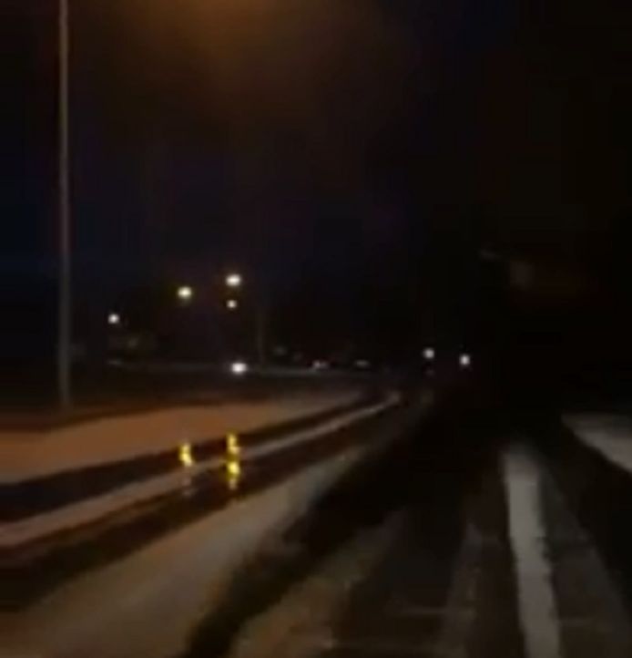 Hagel in Nieuwpoort.