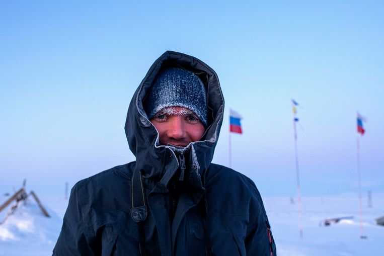 Tom Vennink op reportage.  Beeld Yuri Kozyrev