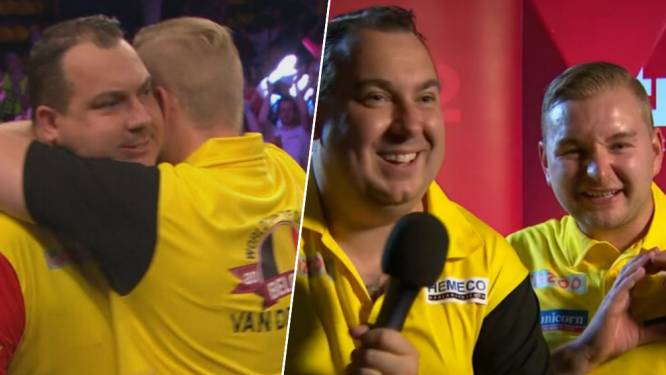 “Bij de Rode Duivels was het zeker 6-1?”: Belgian Arrows kloppen eenvoudig Japan in eerste ronde World Cup of Darts en spelen morgen tegen Polen