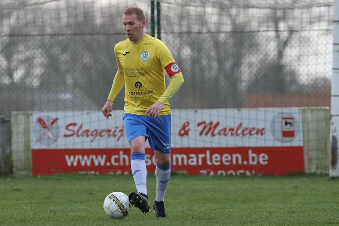 Aanvoerder Stijn Calcoen leidt de troepen van KV Koksijde -Oostduinkerke.