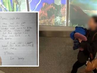 Vrouw laat pasgeboren baby op luchthaven achter met hartverscheurende brief