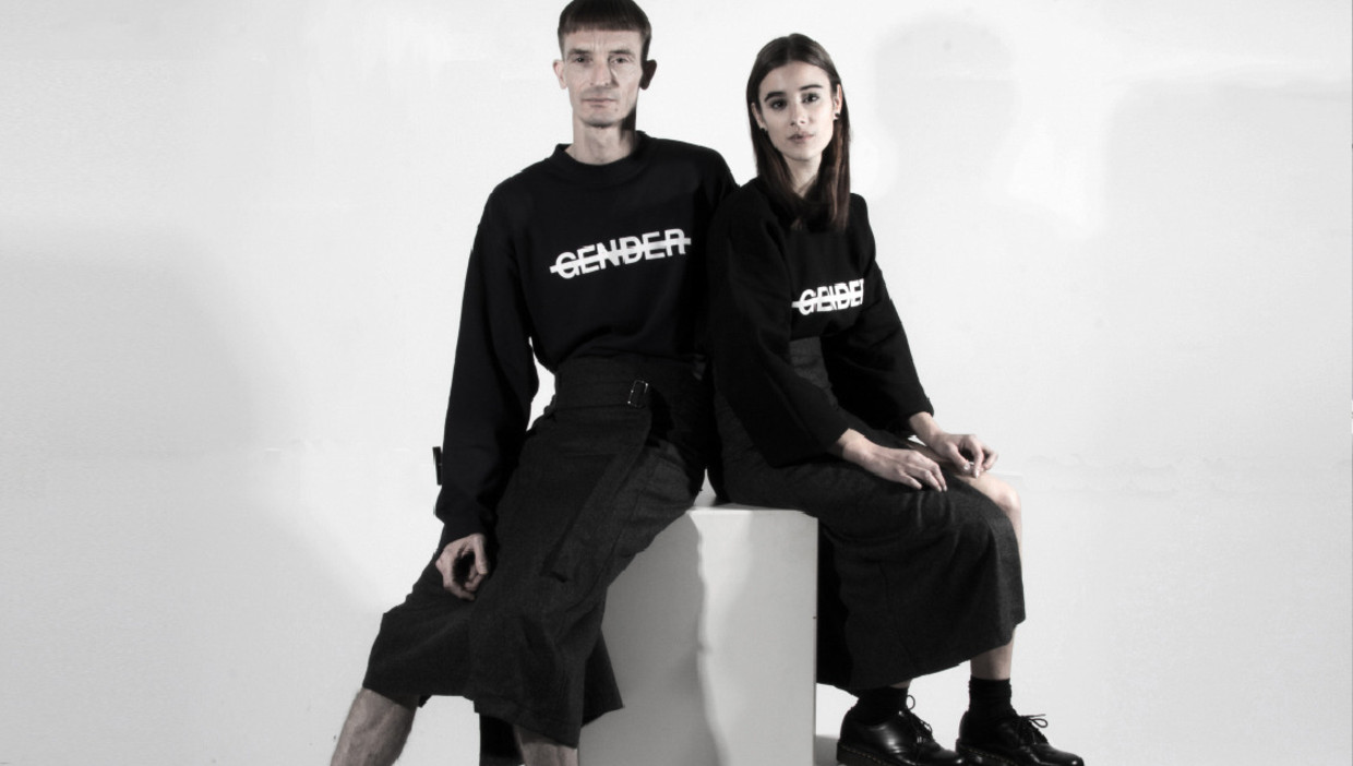 Uniseks kleding sales