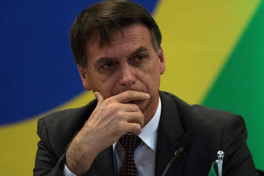 De nieuw verkozen president van Brazilië Jair Bolsonaro.