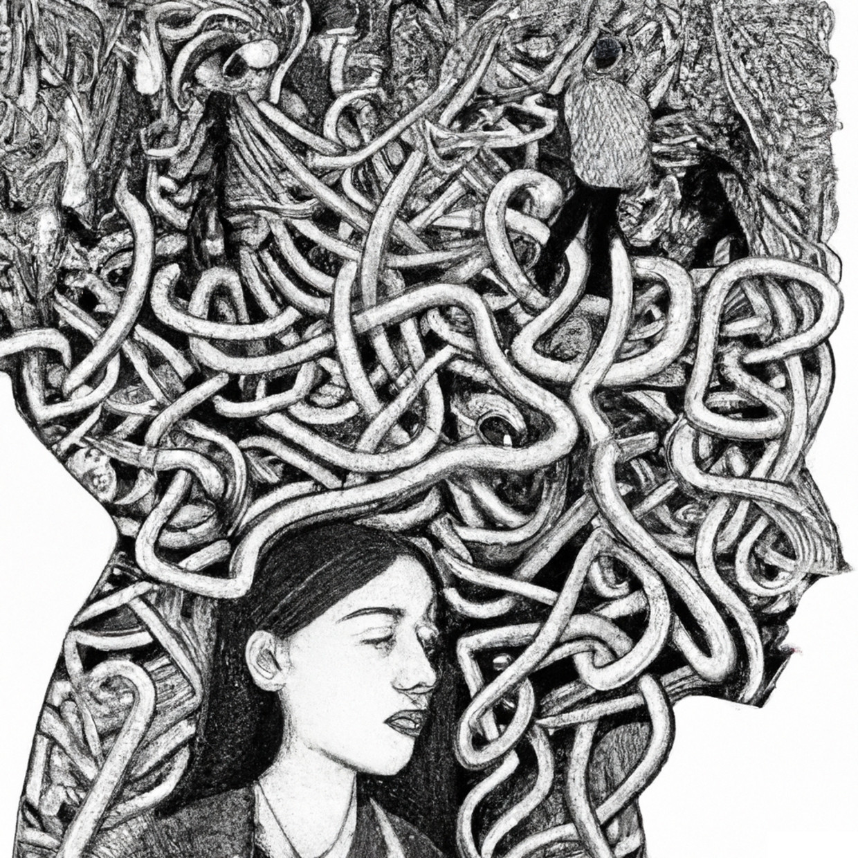 Lees onderaan dit artikel hoe AI deze illustratie maakte. Beeld DALL.E