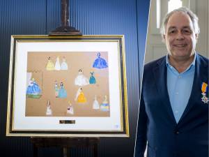 Ridder Ouborg slaat toe en koopt schilderij van Beatrix voor 8500 euro: ‘Past mooi bij onze collectie’