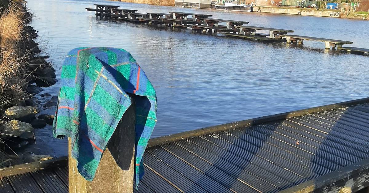 Op een handdoek na geen nieuwjaarsduiker te bekennen - BN DeStem