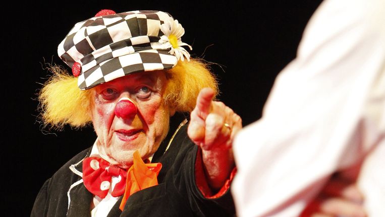 De legendarische Russische clown, Oleg Popov. Beeld AFP