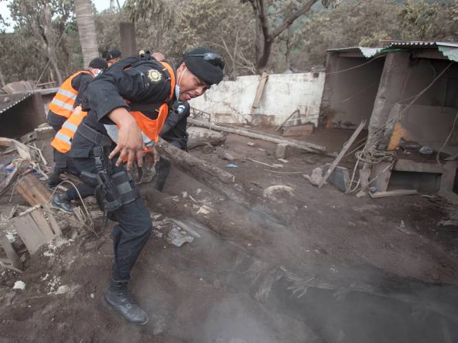 Zoektocht naar vermisten na vulkaanuitbarsting in Guatemala opgeschort