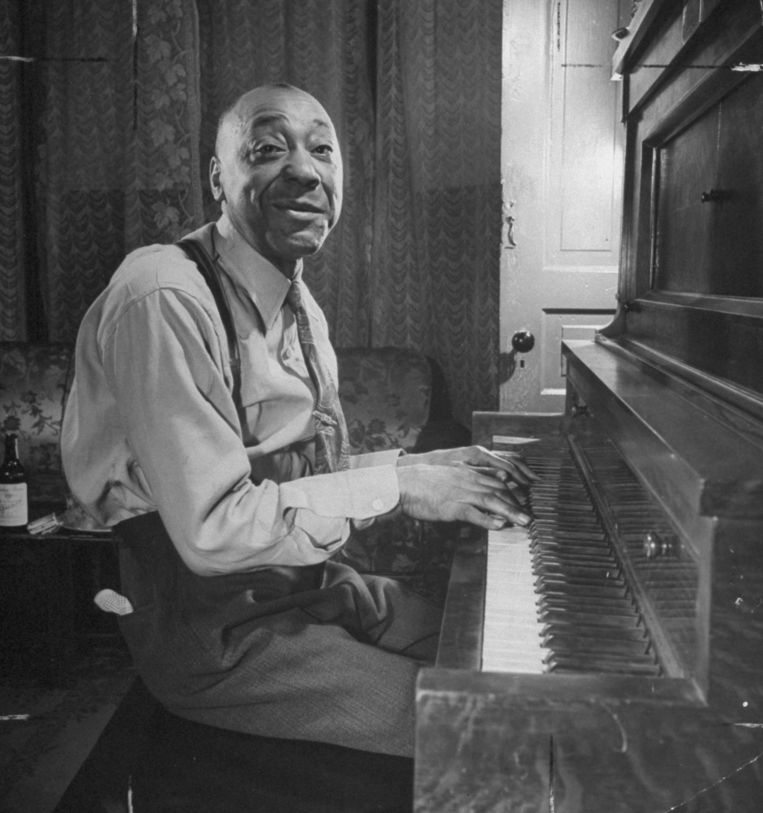 Jimmy Yancey. 'Zijn spel lijkt zo simpel. Naïef bijna. Dat is het natuurlijk niet.' Beeld Myron Davis / Getty