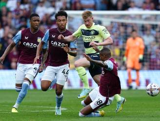 Manchester City verspeelt ondanks assist De Bruyne en tiende goal voor Haaland punten tegen Aston Villa 
