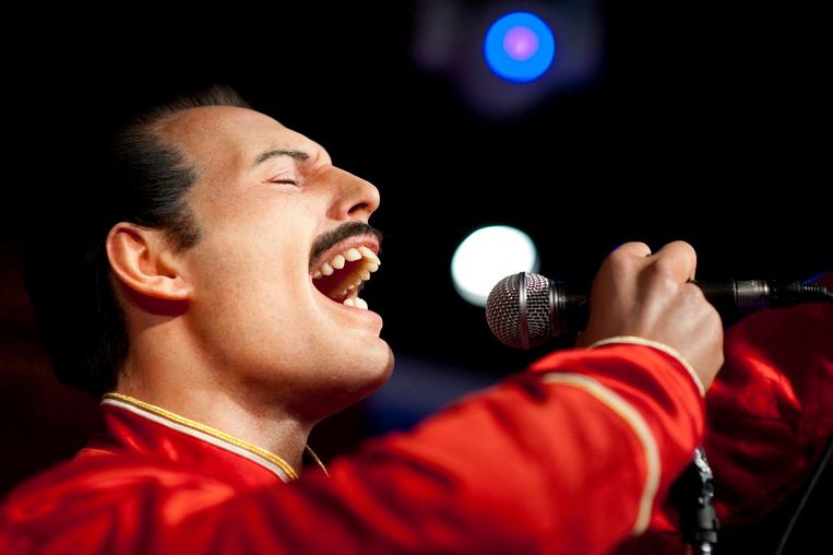 Zanger Freddie Mercury van Queen Beeld epa