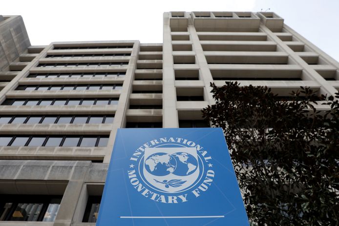 Het hoofdkantoor van het Internationaal Monetair Fonds (IMF).