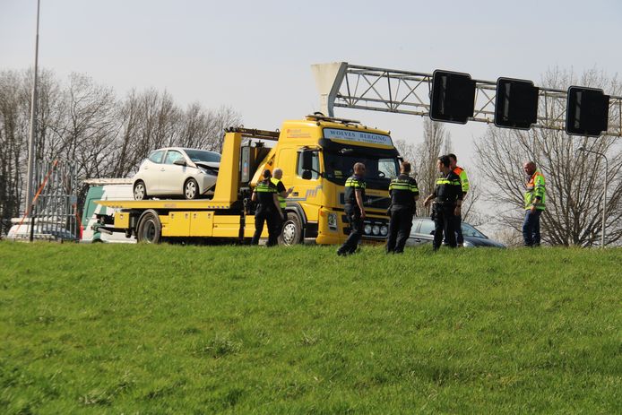Ongeval op de A1 tussen Voorst en Deventer.