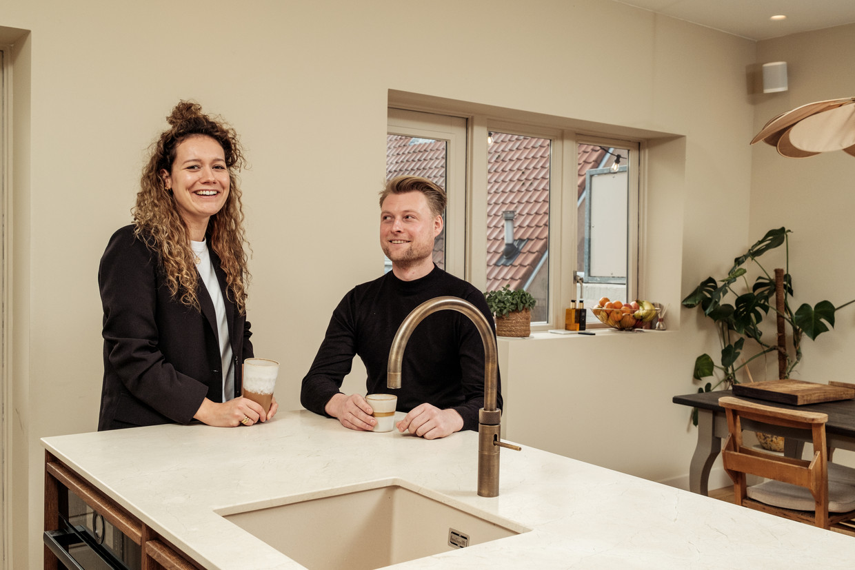 Alyssa Hiemstra (27) en Tobias Koppes (30). Beeld Jakob van Vliet