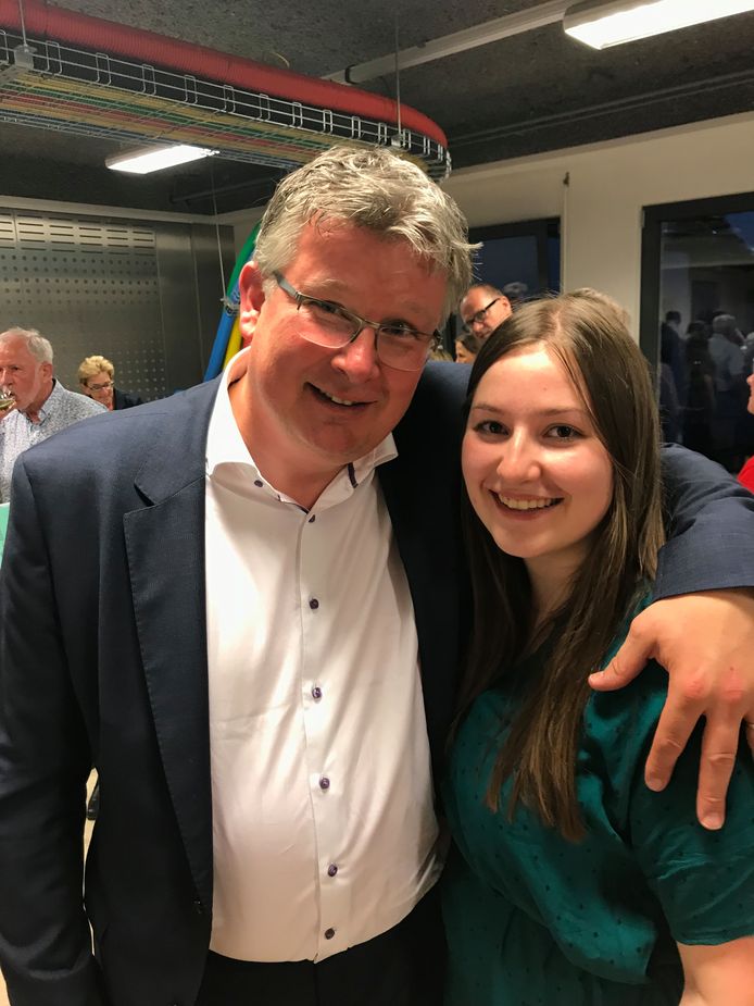 Vader en dochter Rensen, tweede en zesde op de PvdA-lijst in Houten.