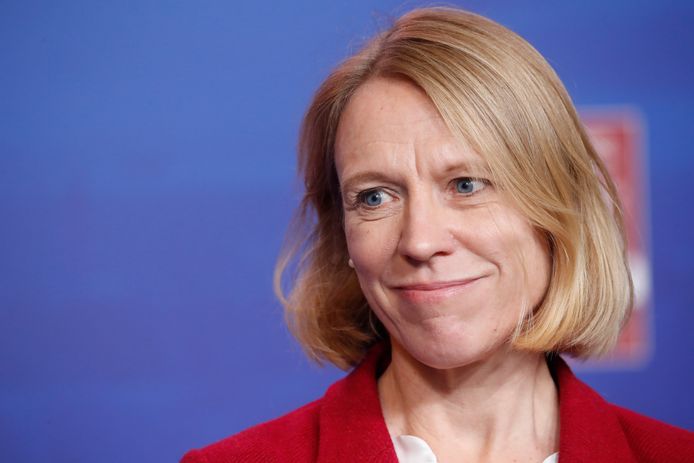 De Noorse minister van Buitenlandse Zaken Anniken Huitfeldt.