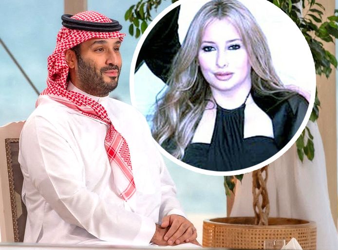 Kroonprins Mohammed bin Salman van Saoedi-Arabië en zijn vrouw, Sara bint Mashour Al Saud.