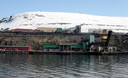 Mine de charbon russe à Barentsburg