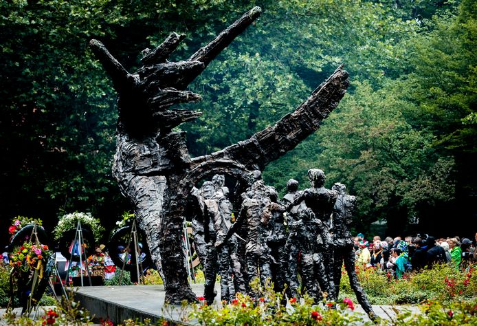 Nationaal Monument Slavernijverleden in het Oosterpark.