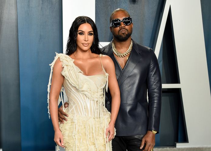 Kim Kardashian en Ye West