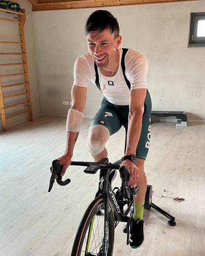 Ook Primoz Roglic past voor Ardennenklassiekers na zware val in Ronde van het Baskenland