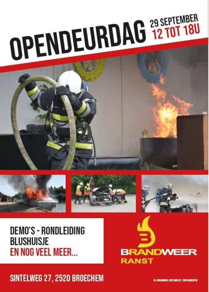 Maak een ritje met de brandweerwagen tijdens de opendeurdag van de ...