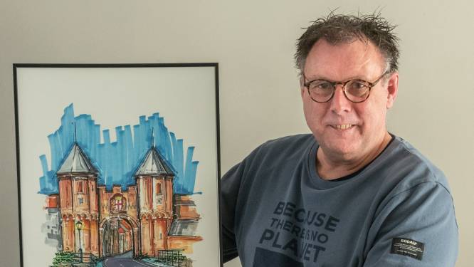 Cees zat in de zon en begon maar wat te tekenen, nu stromen de opdrachten binnen: ‘Had ik niet verwacht’