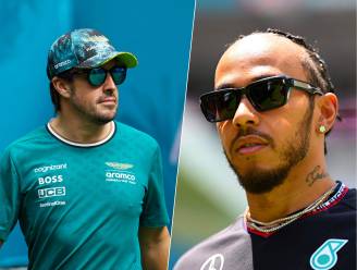 Cynische Fernando Alonso ziet duidelijke fout Lewis Hamilton: ‘Maar hij is geen Spanjaard, dus krijgt geen straf’