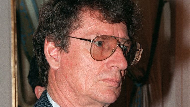 Schrijver André Brink in Parijs in 1993. Beeld AFP