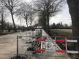 het fietspad in de Geluwesesteenweg is ondertussen al voorzien van beton