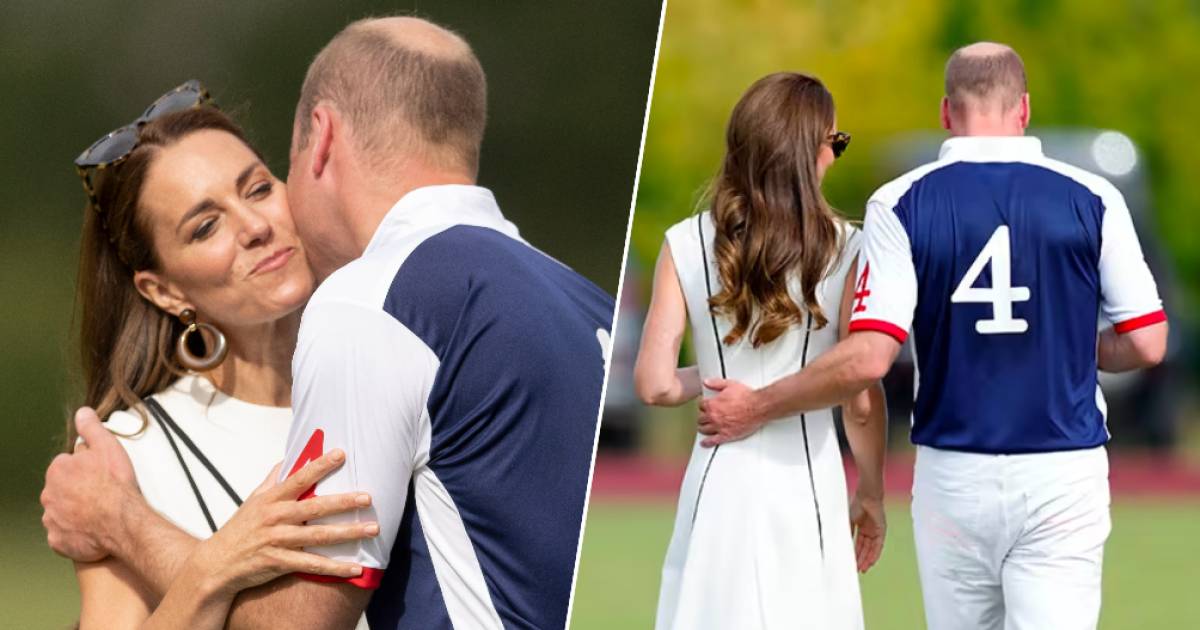 nella foto.  Il principe William e Kate Middleton abbandonano il protocollo e mostrano il loro amore |  Proprietà