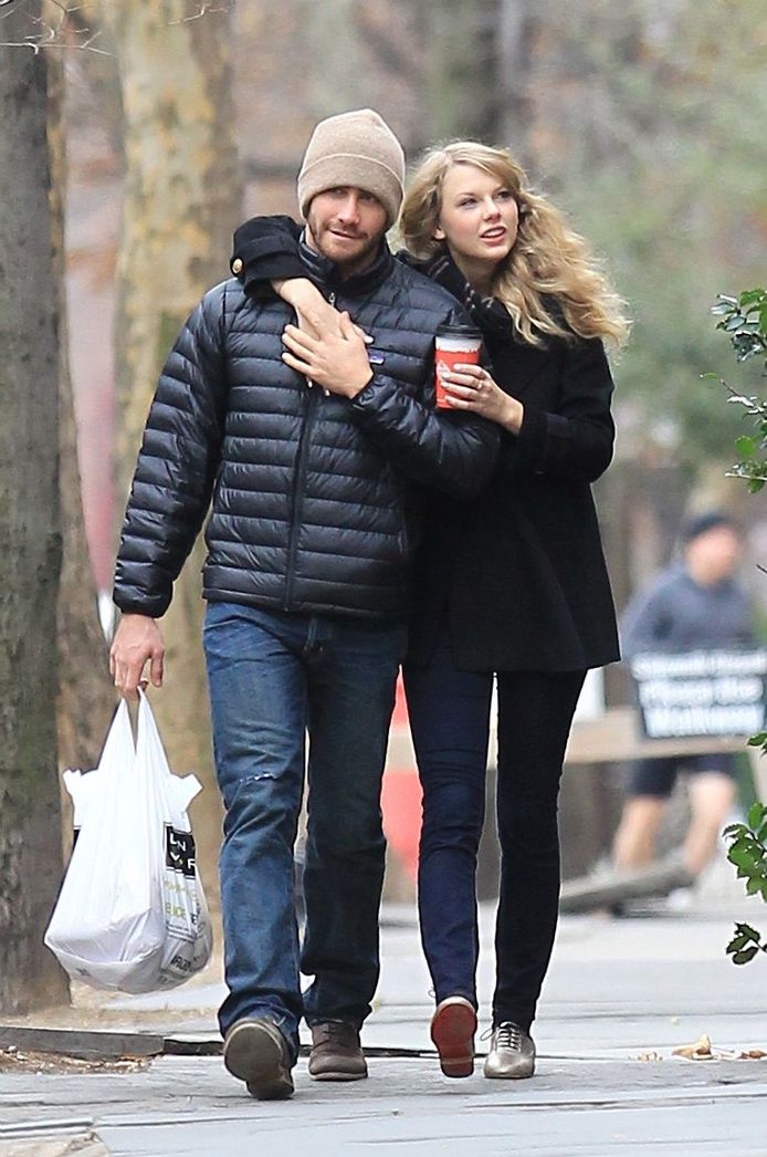 Jake Gyllenhaal en Taylor Swift toen ze nog samen waren, in 2010.