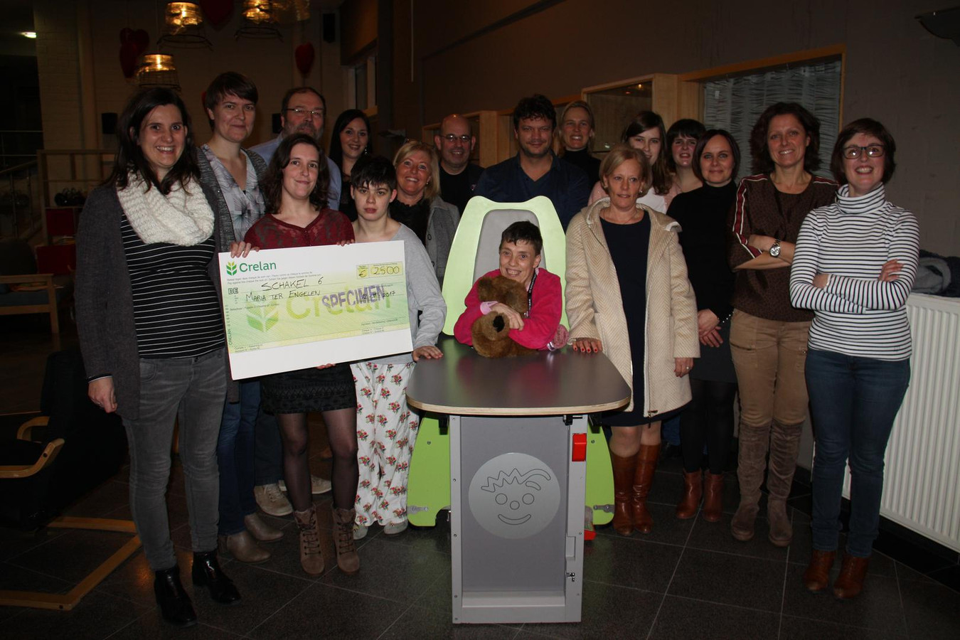 Maria Ter Engelen stelt zijn blijfstoel voor Foto hln.be